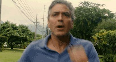 George Clooney running toilet solutions