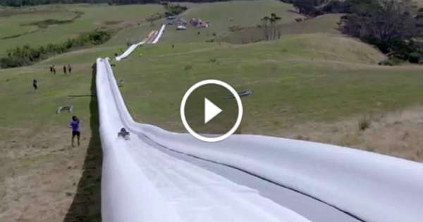 world's biggest slip and slide